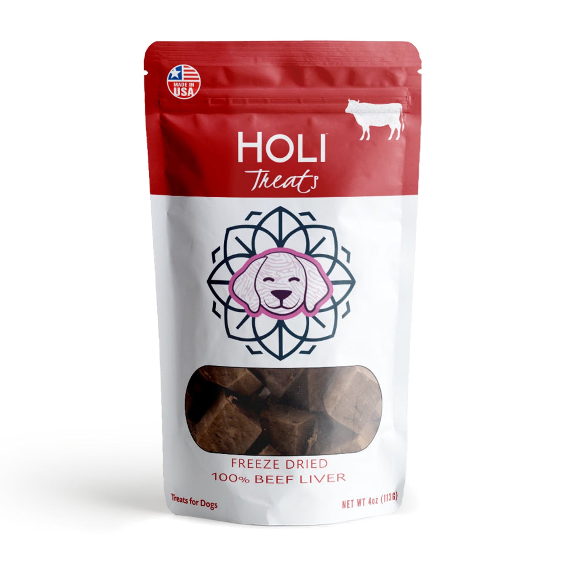 100% freeze dried beef liver dog treats by HOLI