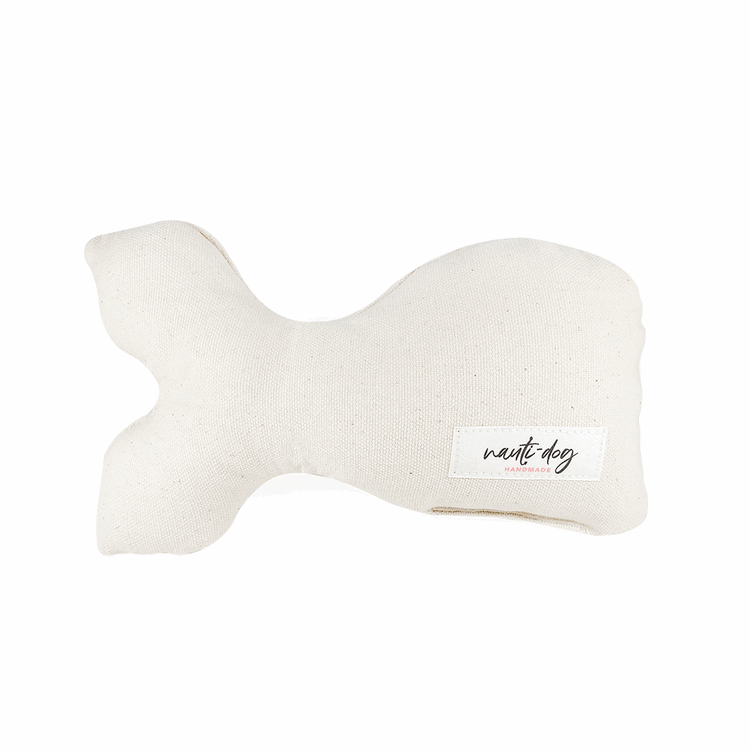 Mother of Pearl Canvas Stuffed Squeaker Wubby Dog Toy