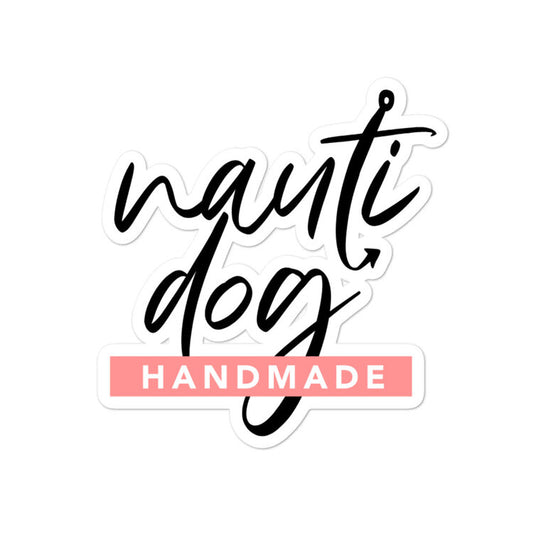 Nauti-dog Handmade Logo Vinyl Stickers