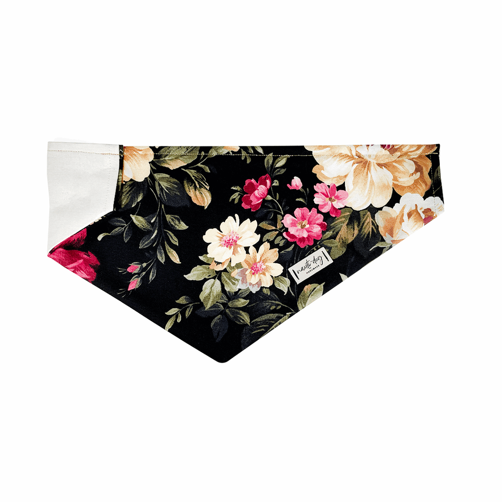 Victoria Vintage Victorian Floral Over-the-collar Dog Bandana