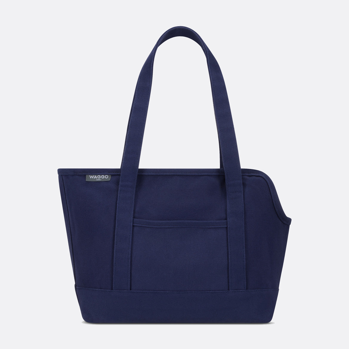 navy dog tote bag by waggo