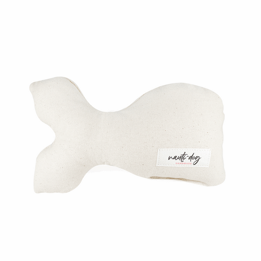 Mother of Pearl Canvas Stuffed Squeaker Wubby Dog Toy