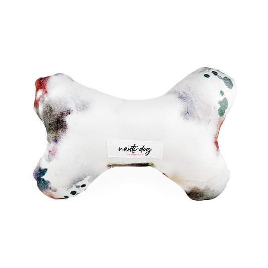 Rustbelt Luxury Grunge Denim Stuffed Squeaker Wubby Dog Toy