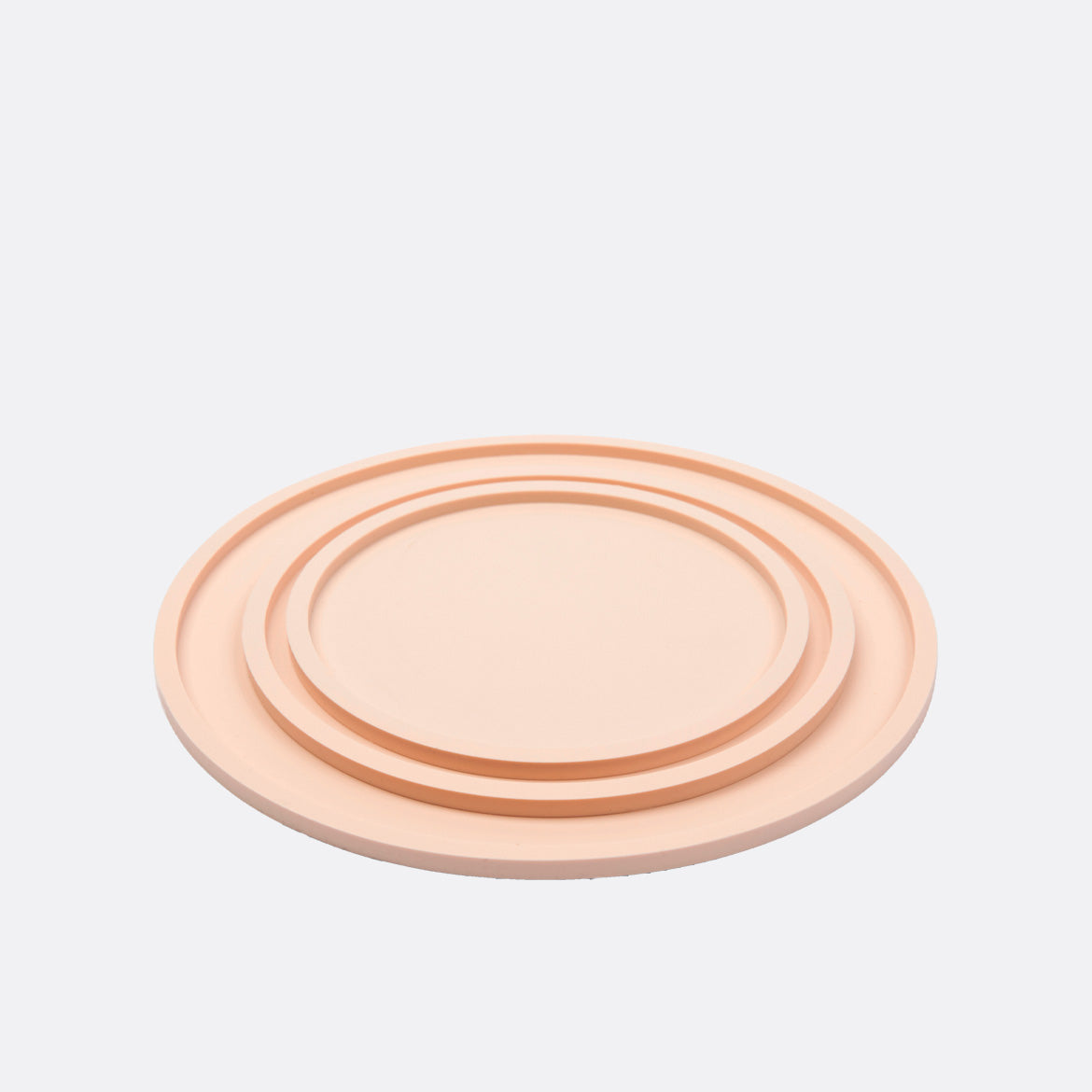 Habit Circle Non-slip Silicon Dog Bowl Placemat 3 sizes by Waggo in pink